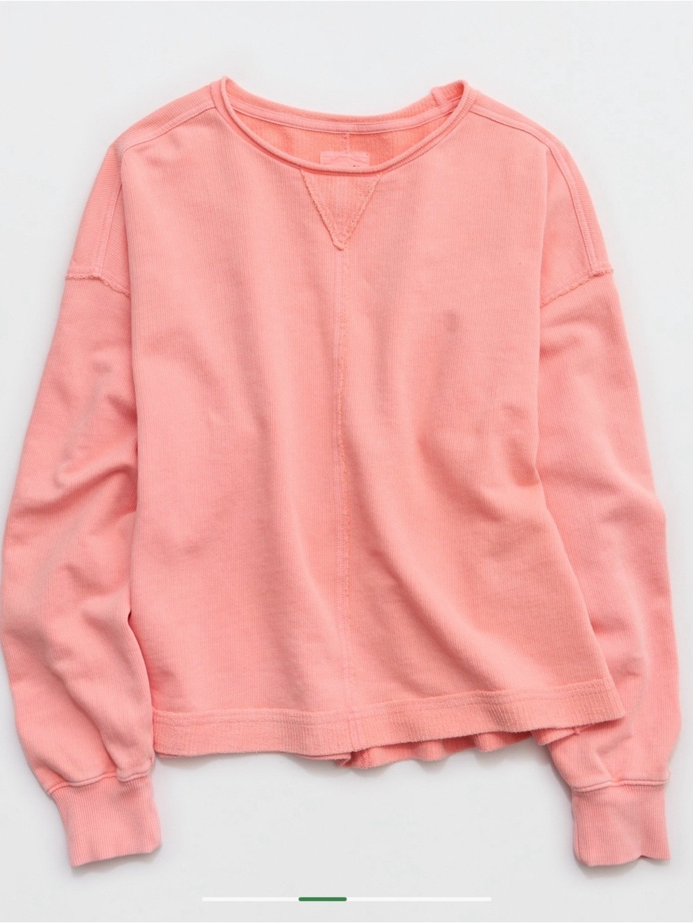 Aerie Women’s Vacay Crew Sweatshirt Wild Peach Size M